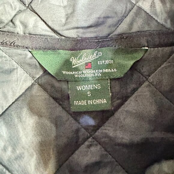 Woolrich Womens Jacket S Black Quilted Full Zip - Picture 2 of 9